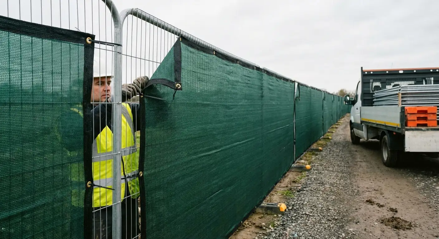 High security temporary fencing perimeter in Methuen, MA