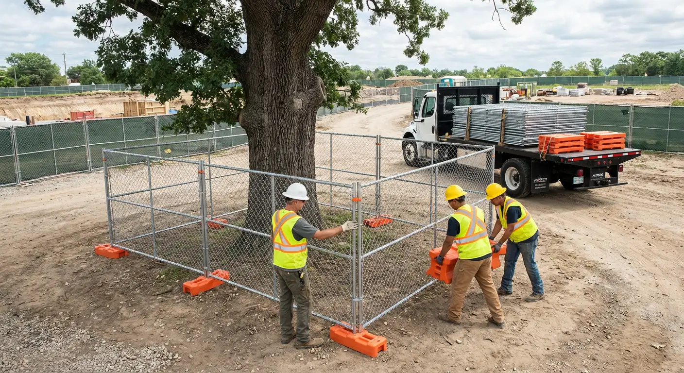Temporary gate rental and secure perimeter fencing in Methuen, MA