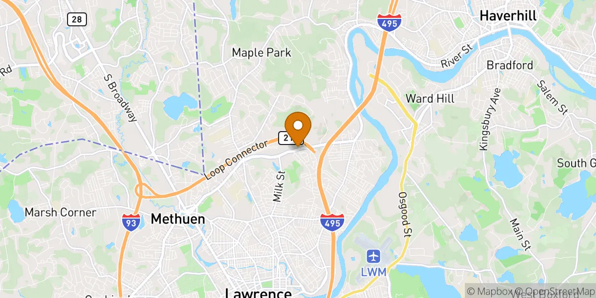  neighborhood map in Methuen, MA