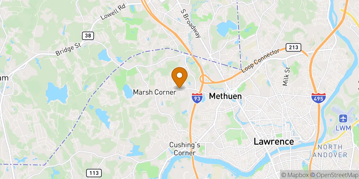 neighborhood map in Methuen, MA