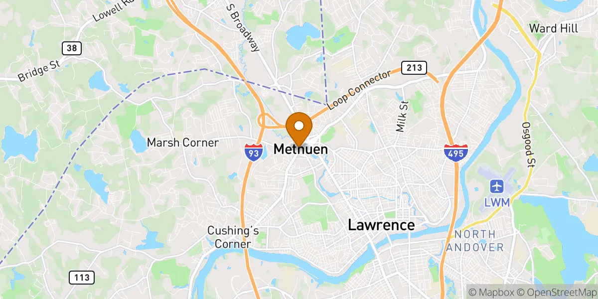  neighborhood map in Methuen, MA