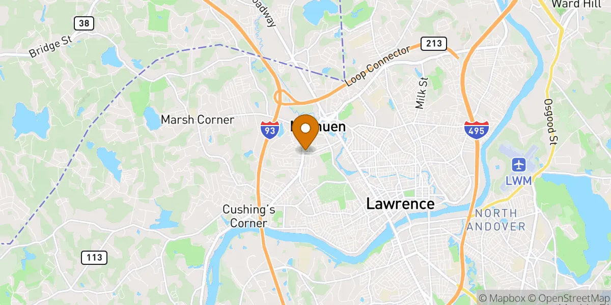  neighborhood map in Methuen, MA