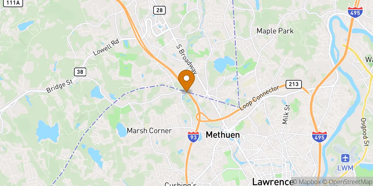  neighborhood map in Methuen, MA